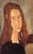 Portrait of Jeanne Hebuterne-Head in profile